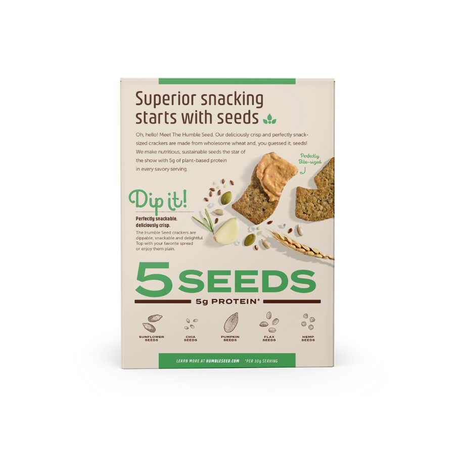 Rosemary Sea Salt Whole Wheat Protein Crackers